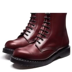 Solovair 8 Eye Derby Boot In Oxblood Hi-Shine 7 Solovair 8 Eye Derby Boot In Oxblood Hi-Shine -Chic Shoe Specialty Store s8551oxg 104 3 1100x