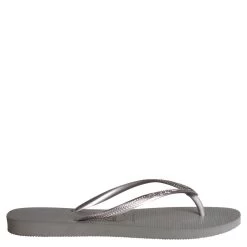 Havaianas Women's Slim Flip Flop In Steel Grey -Chic Shoe Specialty Store s l slimsilver 3 1100x