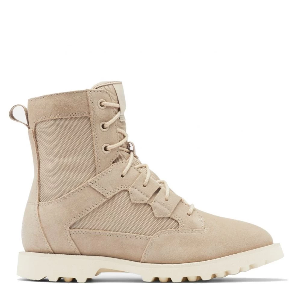 Sorel Women's Caribou OTM Bootie In Ancient Fossil/Chalk 3 Sorel Women's Caribou OTM Bootie In Ancient Fossil/Chalk