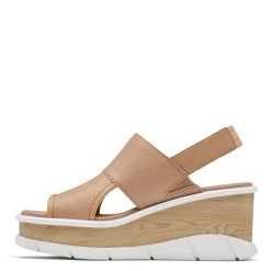 Sorel Women's Joanie III Slingback Wedge Sandal In Honest Beige/White -Chic Shoe Specialty Store so 1999431246 2128 3 1100x