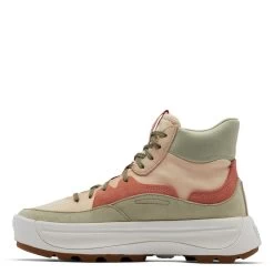 Sorel Women's ONA 530 Mid Sneaker In Nova Sand/Paradox Pink -Chic Shoe Specialty Store so 2009001260 2097 3 1100x