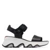 Sorel Women's Kinetic Y-Strap High Sandal In Black/White -Chic Shoe Specialty Store so 2030461010 2129 1 1100x