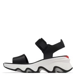 Sorel Women's Kinetic Y-Strap High Sandal In Black/White -Chic Shoe Specialty Store so 2030461010 2129 3 1100x