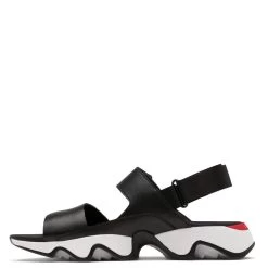 Sorel Women's Kinetic Impact II Sling Low Sandal In Black/Sea Salt -Chic Shoe Specialty Store so 2039991010 2133 3 1100x