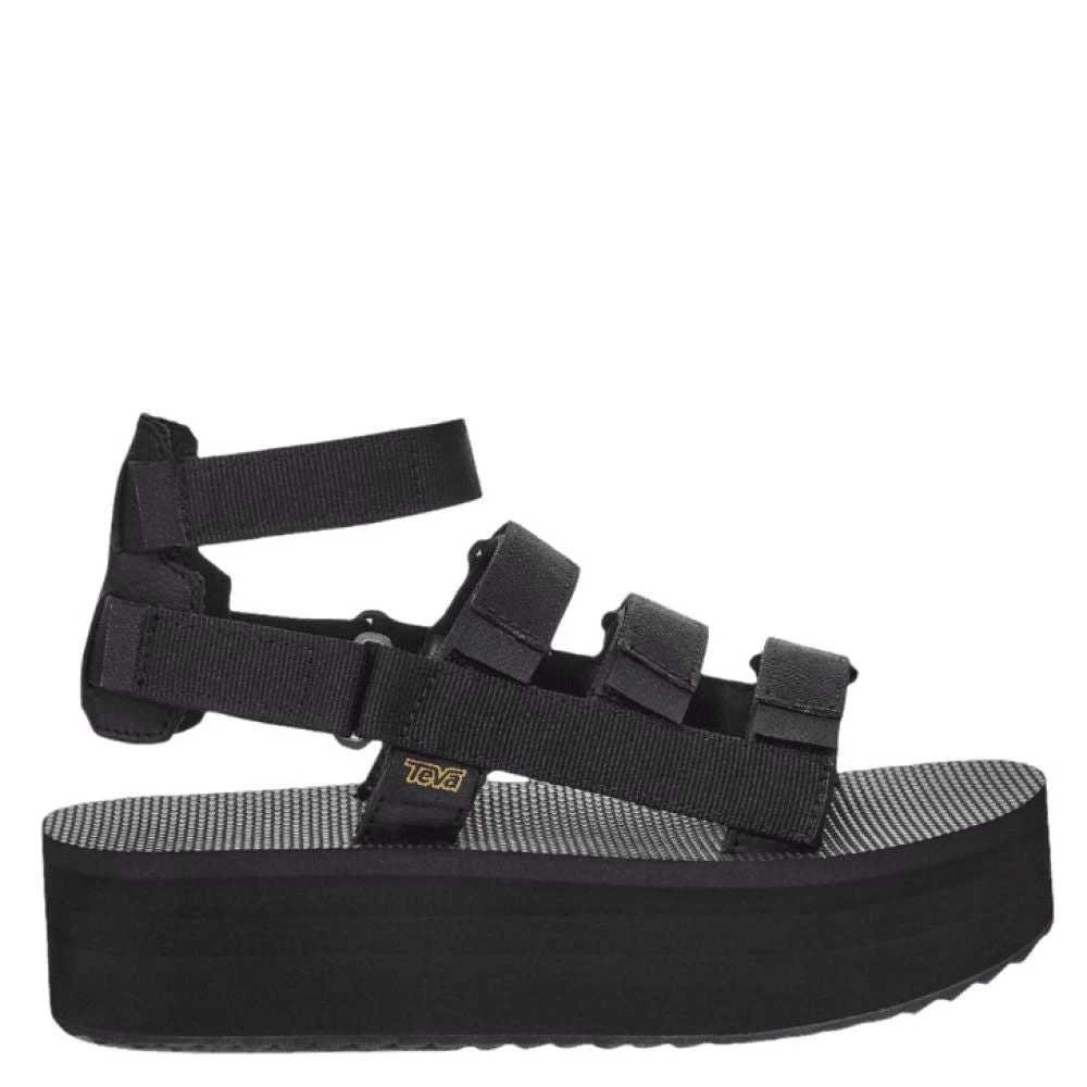 Teva Women's Flatform Mevia In Black 3 Teva Women's Flatform Mevia In Black