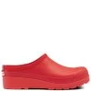 Hunter Women's Play Clogs In Red -Chic Shoe Specialty Store wff1002rma red 1053 1 1100x